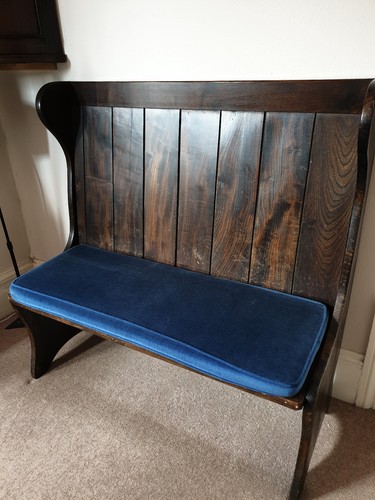 Rustic replica church pew - pew, /