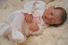 Reborn baby girl doll with COA reborned by TriniBabies