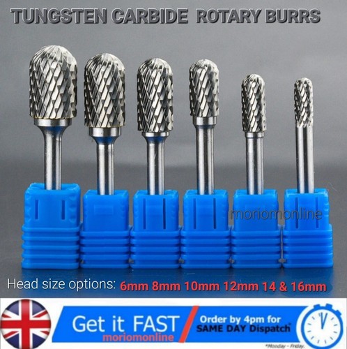6mm shank carbide rotary file - carbide,