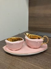 STUNNING ROYAL WINTON, GOLDEN AGE, CREAM JUG, SUGAR BOWL AND TRAY