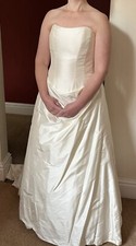 Wedding dress, size 14, used