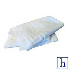 White Towel Bath Mat Luxury Home Spa Hotel 100% Cotton Toweling - Ex-Hotel