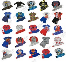 Kids Boys Marvel  DC Comics Pyjamas / PJ's / Superhero Sleepwear Summer Holilday