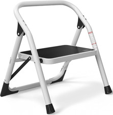 Folding step stool with - stool,