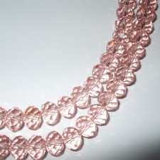 65/90 RONDELLE BEADS FACETED CRYSTAL GLASS CUT 38 COLOURS 8mmX6mm & 6mmX4mm BD2