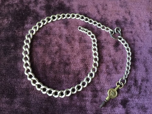 Sterling silver watch chain - sterling,