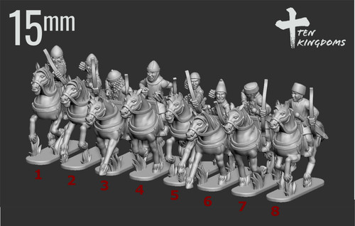 15mm georgian archer - archer, horse