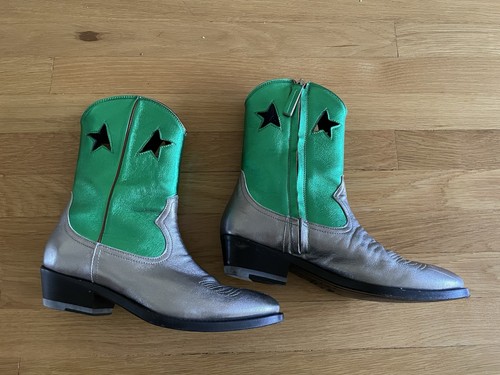 Golden goose lila cowboy boots - goose,