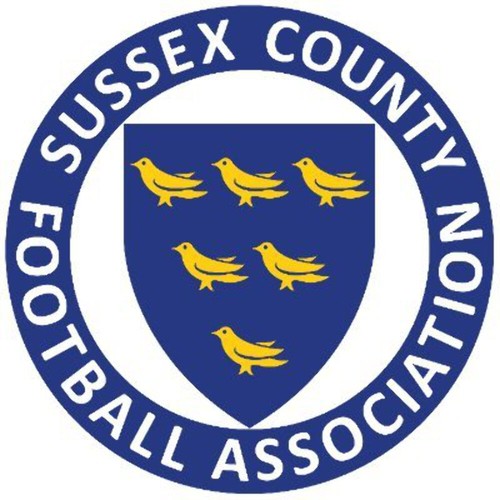 Sussex referee badge iron - sussex,