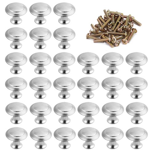 30pcs chrome cabinet - chrome, knobs