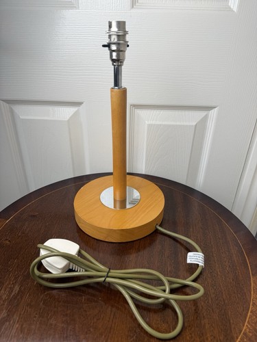 Cargo wooden table lamp base - lamp,