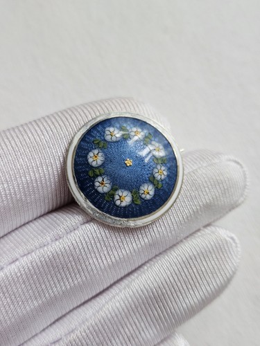 Antique guilloche enamel - antique,