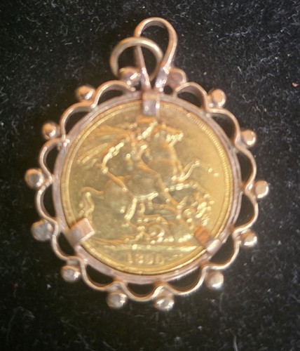 Lovely 1890 full 22ct gold - 1890,
