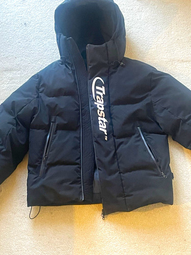 Trapstar men black hooded - trapstar,