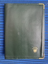 Rolex Green Wallet/ Passport