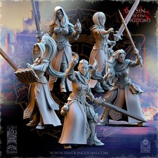 Elf Wizard Female with Sword |