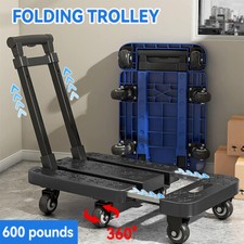 Folding Hand Trolley Portable Foldable Luggage Sack Cart Truck Heavy Duty 270KG