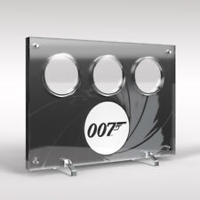 James Bond 5 Pound Coin Series Display