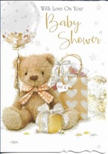 Baby shower greeting - shower,