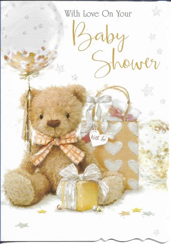 Baby shower greeting card - baby,