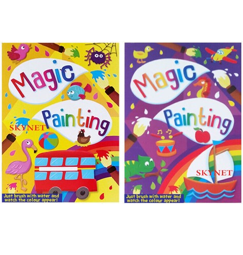 Magic painting colouring - a4,