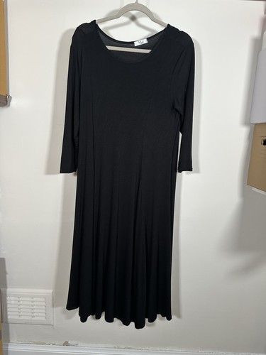 Vivi london black long dress - black,