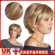 Wigs Blonde Bob Wavy Wigs Cosplay Women's Short Curly Hair - UK