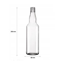 Glass bottle with screw - bottle,