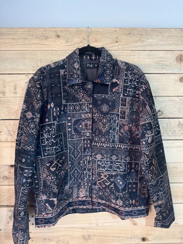 Manto qala art black - black, velvet