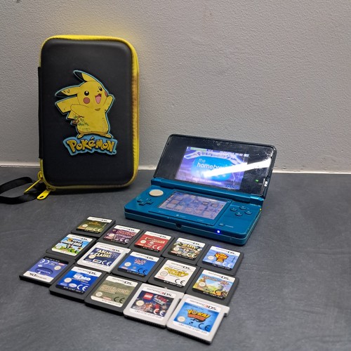 Nintendo 3ds aqua blue - nintendo,