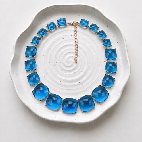 Zara necklace clear candy - zara,