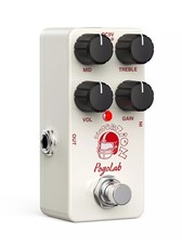 POGOLAB Distortion Guitar Effect Pedal True Bypass Mid Treble DC 9V 2 Band EQ