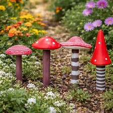 Garden toadstool ornament - garden,