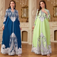 Evening Women Print Long Dress