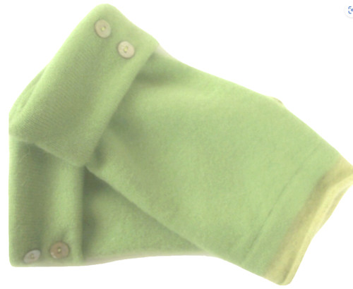 Fingerless gloves green - fingerless,