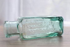 Superb!!!  Foster Clark LTD /  Eiffel Tower Lemonade /  Bottle Aqua Blue