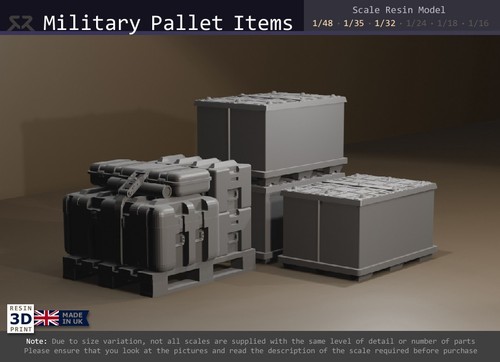 Military pallet items 48 - military, 1/48