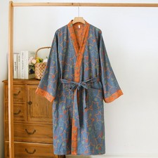 Women's Blue & Orange Cotton