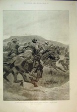 Original Old Antique Print