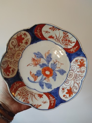 Japenese imari scalloped edge - japenese,