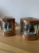 Ships Copper Brass Port Lights
