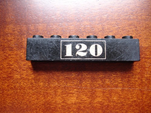 Printed 120 brick 1x6 for - printed, lego