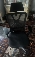 Ticova Ergonomic Office Chair - Adjustable Lumbar Support, Headrest & 3D Armrest