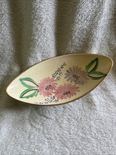 Kensington Ware - Art Deco Flower Pattern Bowl - Pastel Shades 9"