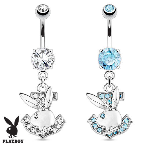 Playboy belly bar - with, cz
