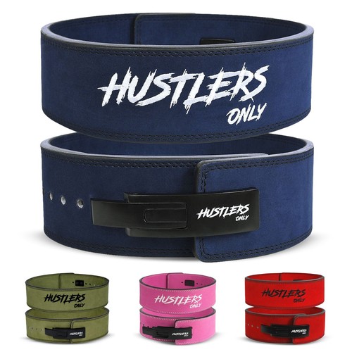Weight lifting belt with - lifting, lever