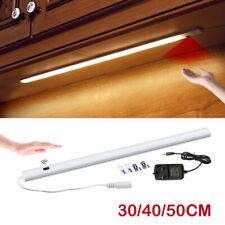 Hand Motion Sensor LED Bar Light Lamp Under Cabinet Cupboard Wardrobe Kitchen
