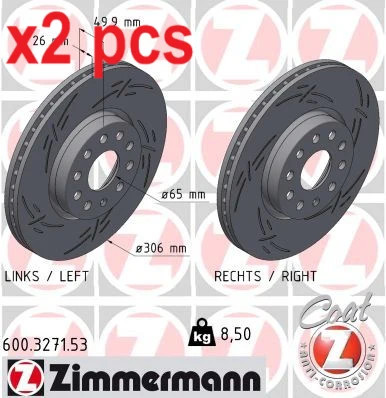 Pcs sides front - x2, l&r