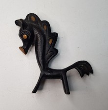 WALTER BOSSE MODERNIST BRASS HORSE PONNY FIGURINE HAGENAUER STYLE 10cm / 4" TALL