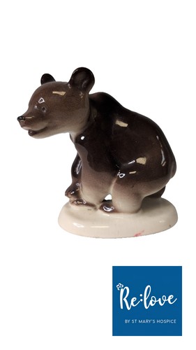 Ussr porcelain bear figurine - ussr,